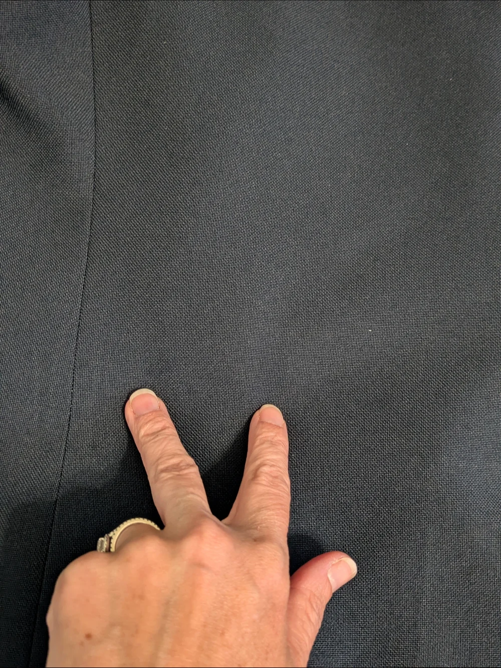 VTG Levis Action Suit Blazer Mens Navy Blue Sta-Prest 70s Sport Coat Gold Button